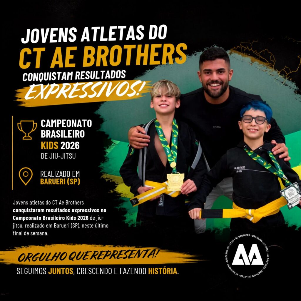 Atletas mirins AE Brothers de Laguna sobem ao pódio no Brasileiro Kids de Jiu-Jitsu em Barueri